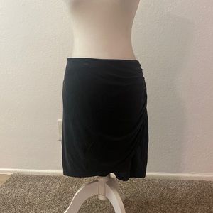 NWOT Express Gray Mock Wrap Miniskirt